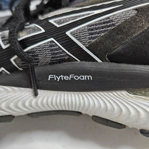 Asics Gel-Nimbus 22 Running Shoes Sneakers Women's US 9 Gray Black White GUC - Picture 3 of 10